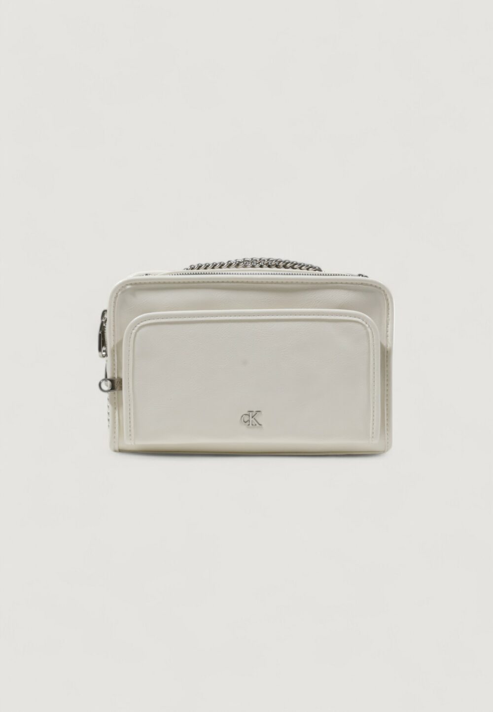 Borsa Calvin Klein UTILITY DBL ZIP CAMERA Bianco - Foto 1