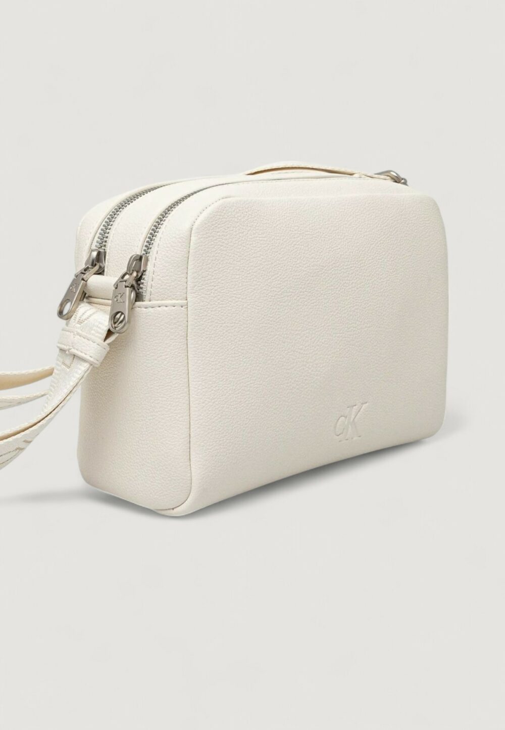 Borsa Calvin Klein ULTRALIGHT CAMERA BAG21 PU Bianco - Foto 2