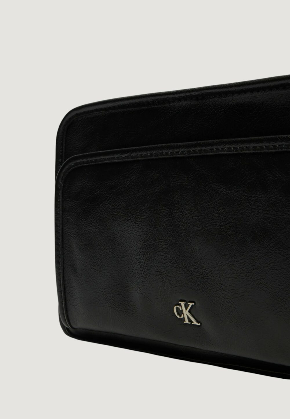 Borsa Calvin Klein UTILITY DBL ZIP CAMERA Nero - Foto 2