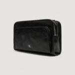 Borsa Calvin Klein UTILITY DBL ZIP CAMERA Nero - Foto 5