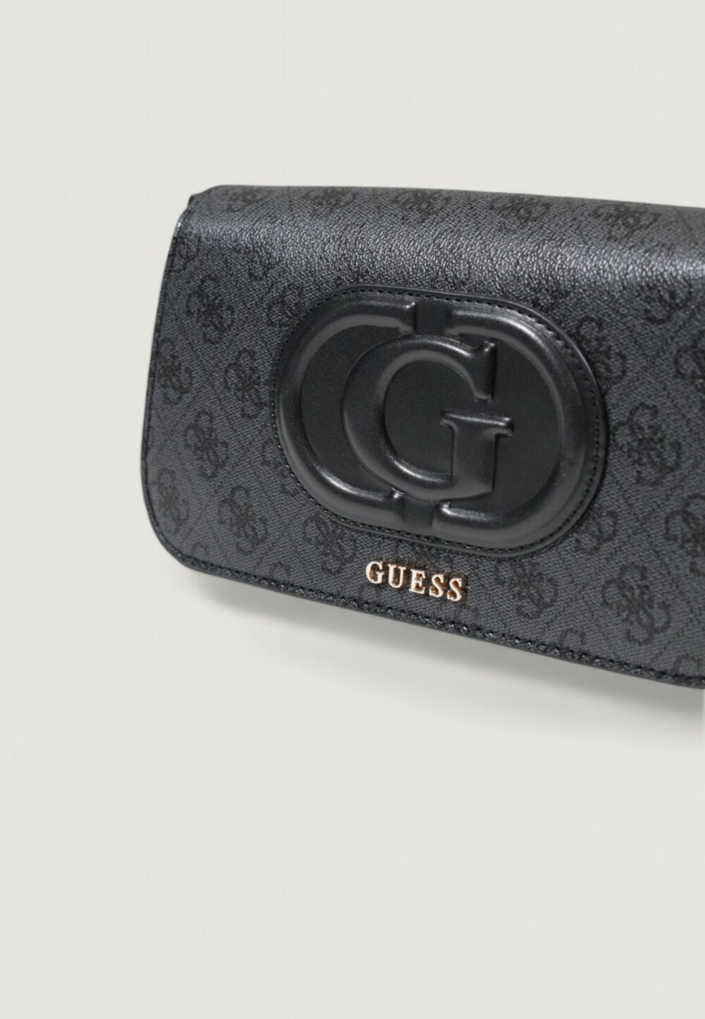 Borsa Guess ECO MIETTA FLAP SHOULDER Nero - Foto 4