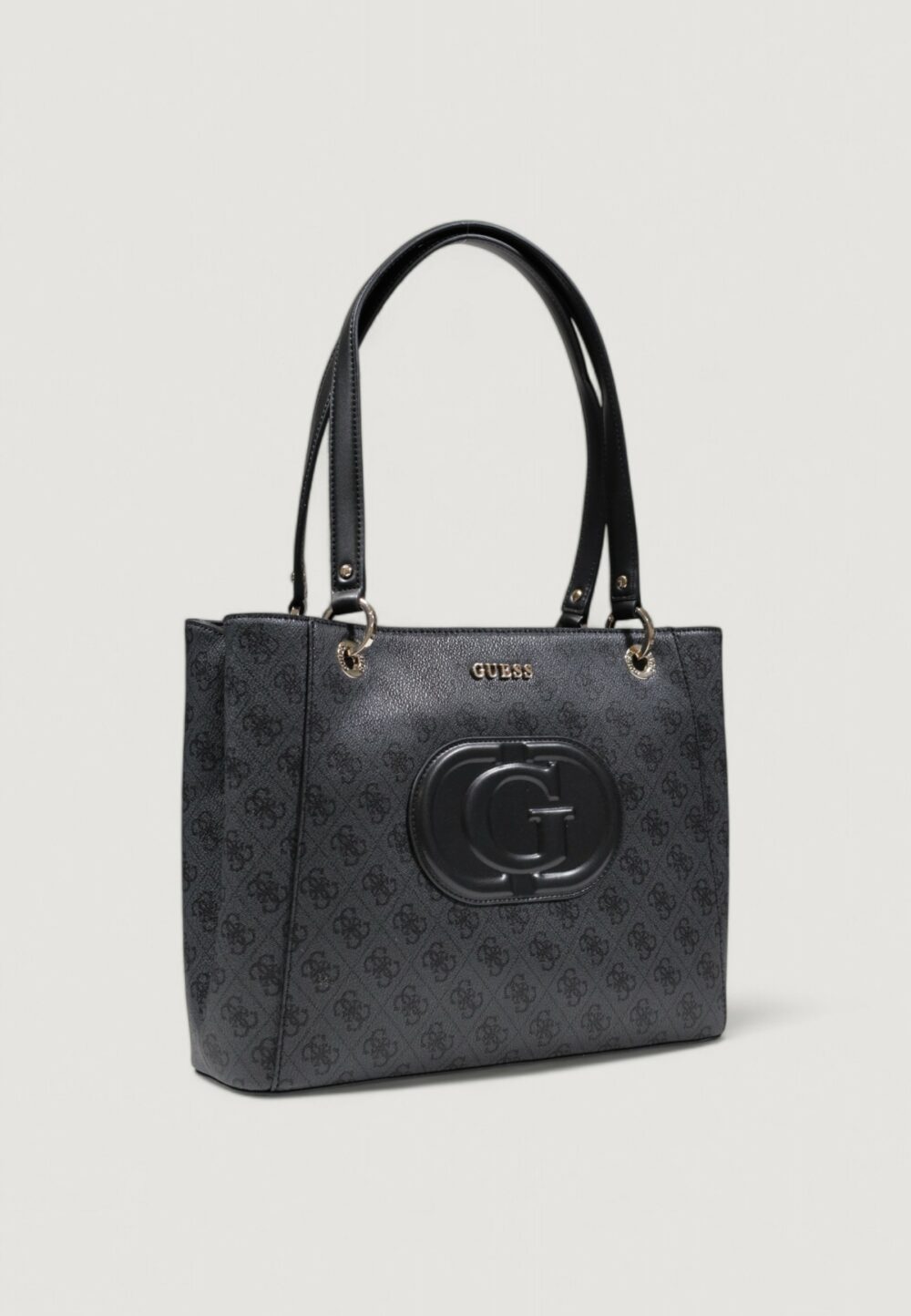 Borsa Guess ECO MIETTA NOEL TOTE Nero - Foto 3