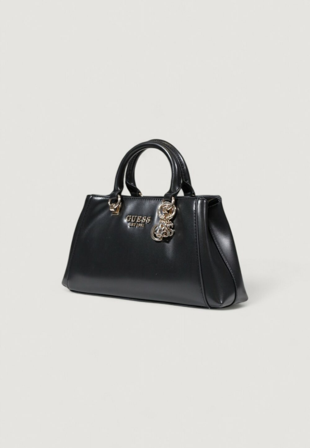 Borsa Guess EVELUNE GIRLFRIEND SATCHEL Nero - Foto 2