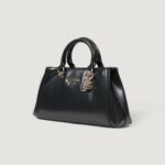 Borsa Guess EVELUNE GIRLFRIEND SATCHEL Nero - Foto 2