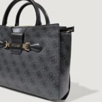 Borsa Guess NOLANA GIRLFRIEND SATCHEL Nero - Foto 5