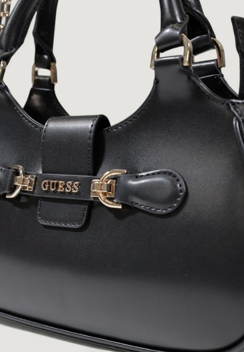 Borsa Guess NOLANA SML GIRLFRIEND SATCHEL Nero - Foto 4