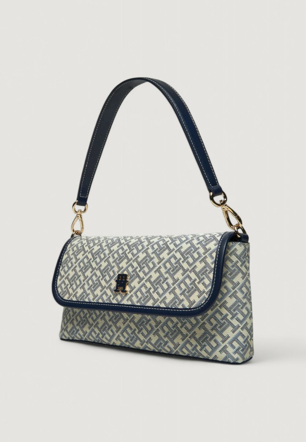 Borsa Tommy Hilfiger TH MONOPLAY LE FLAP CROSSOVER Blu - Foto 4