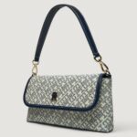 Borsa Tommy Hilfiger TH MONOPLAY LE FLAP CROSSOVER Blu - Foto 4