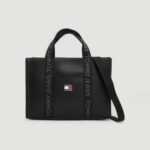 Borsa Tommy Hilfiger Jeans TJW DAILY ELEVATED MINI TOTE Nero - Foto 1