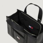 Borsa Tommy Hilfiger Jeans TJW DAILY ELEVATED MINI TOTE Nero - Foto 2