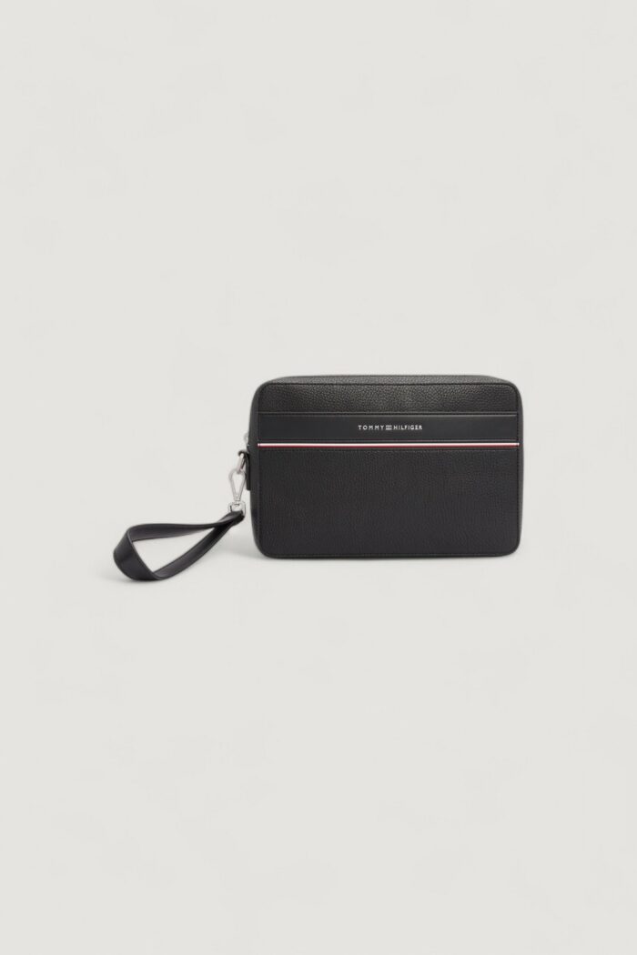 Borsa Tommy Hilfiger TH CORP POUCH Nero