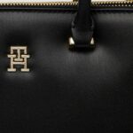 Borsa Tommy Hilfiger TH ETERNITY MED TOTE Nero - Foto 4