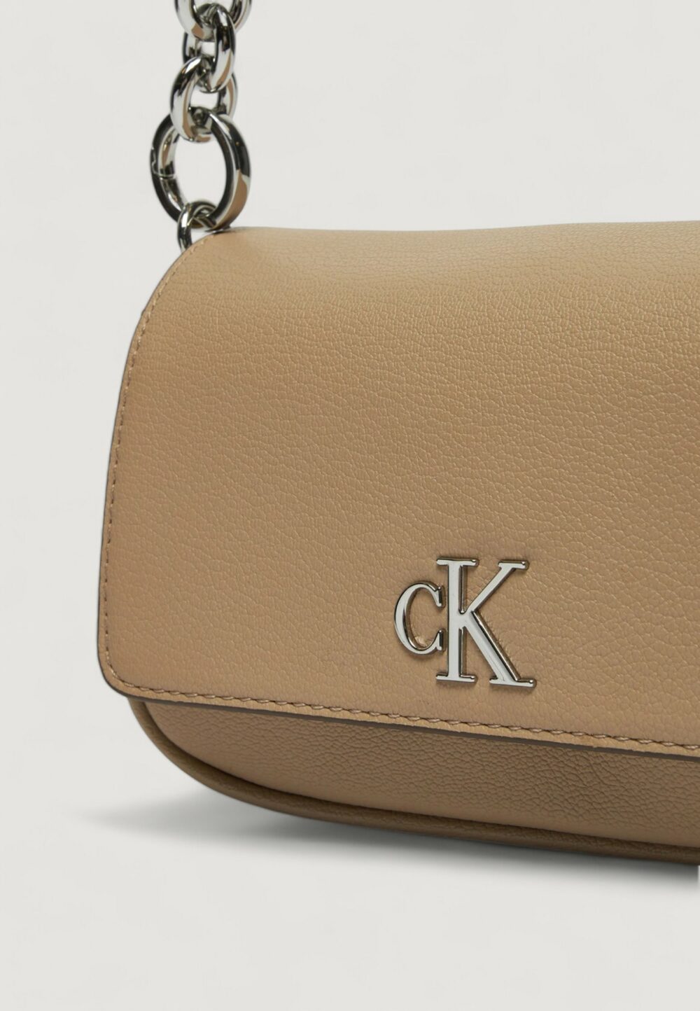 Borsa Calvin Klein MINIMAL MONOGRAM SHOULDER Beige - Foto 2