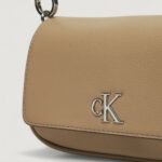 Borsa Calvin Klein MINIMAL MONOGRAM SHOULDER Beige - Foto 2