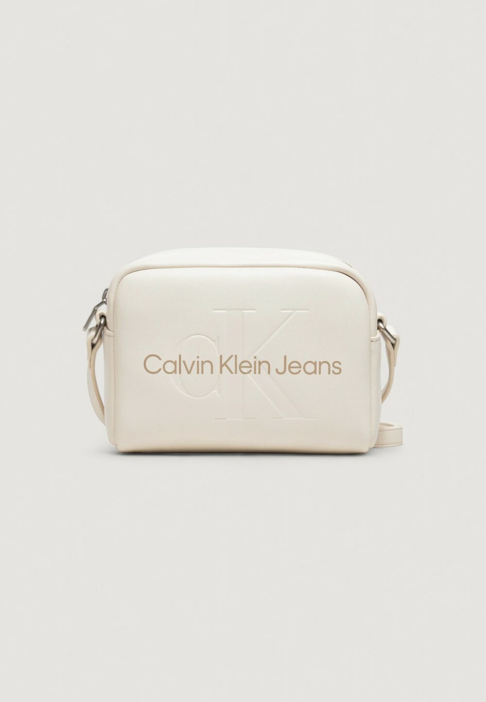 Borsa Calvin Klein Jeans SCULPTED CAMERA MONO Bianco - Foto 1