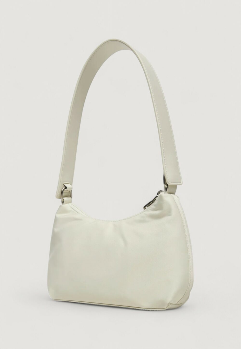 Borsa Calvin Klein Jeans SLEEK NYLON SHOULDERBAG Bianco - Foto 3