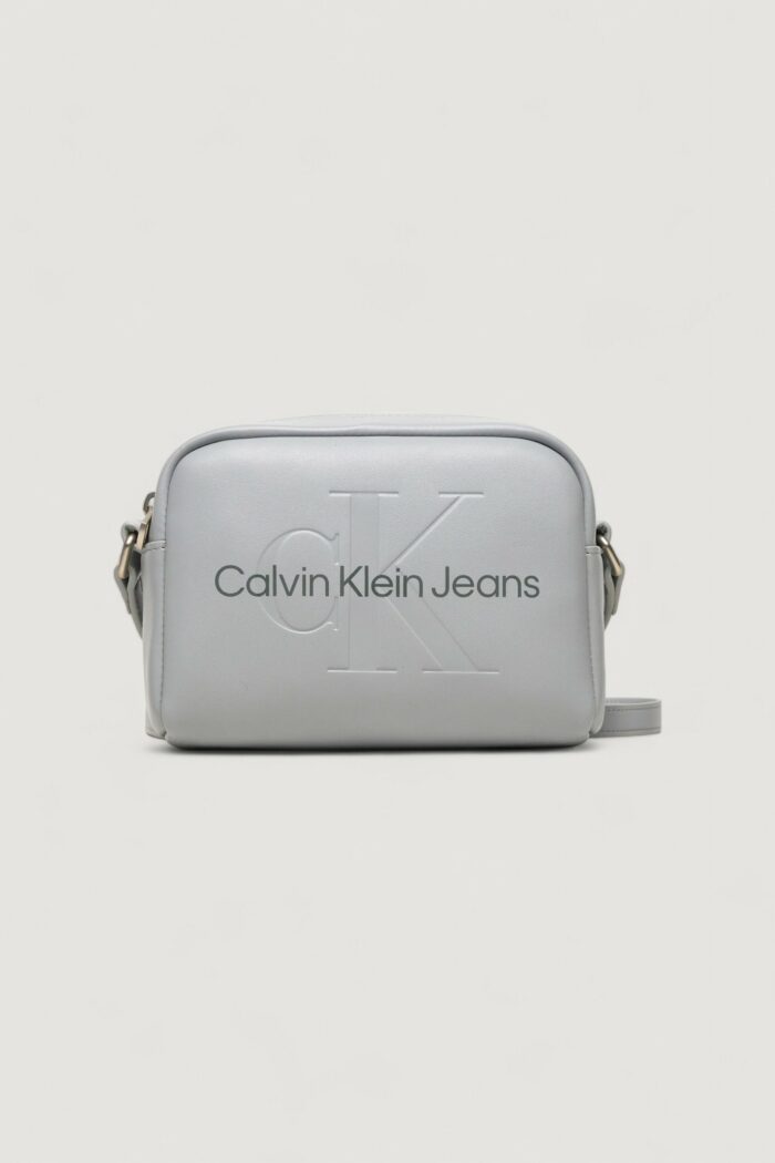 Borsa Calvin Klein SCULPTED CAMERA MONO Grigio Chiaro