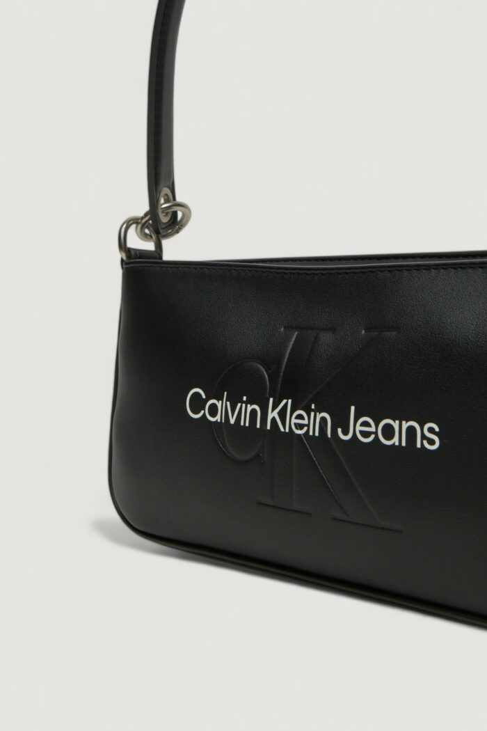 Borsa Calvin Klein SCULPTED SHOULDER POUCH25 MONO Nero