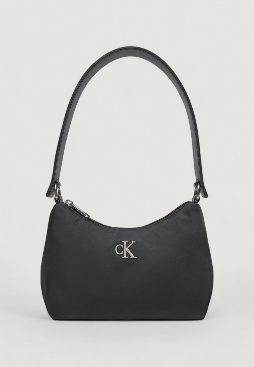 Borsa Calvin Klein Jeans SLEEK NYLON SHOULDERBAG Nero - Foto 1