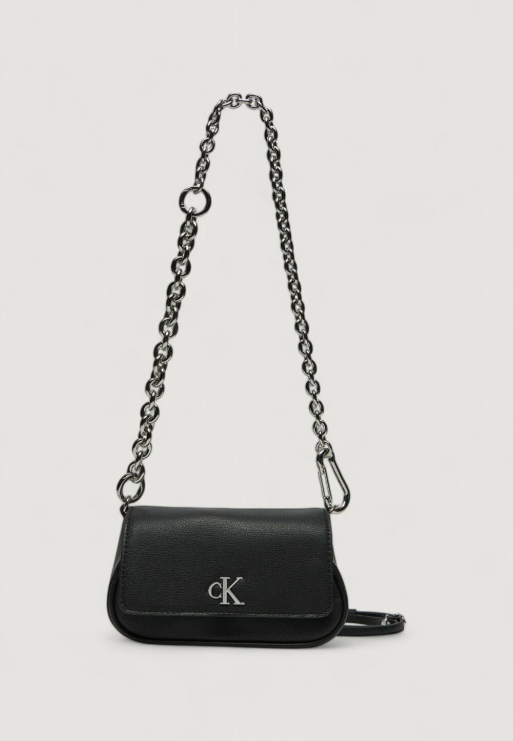 Borsa Calvin Klein MINIMAL MONOGRAM SHOULDER Nero - Foto 1