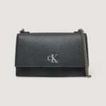 Borsa Calvin Klein MINIMAL MONOGRAM EW FLAP21 Nero - Foto 1