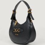 Borsa Guess MALVA MINI HOBO Nero - Foto 3