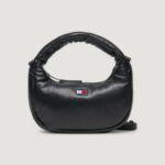 Borsa Tommy Hilfiger Jeans TJW PILLOW MINI HOBO Nero - Foto 1