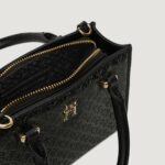 Borsa Tommy Hilfiger TH ETERNITY MICRO TOTE MONO Nero - Foto 4