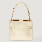 Borsa Tommy Hilfiger TH HERITAGE MINI SATCHEL GO Oro - Foto 5