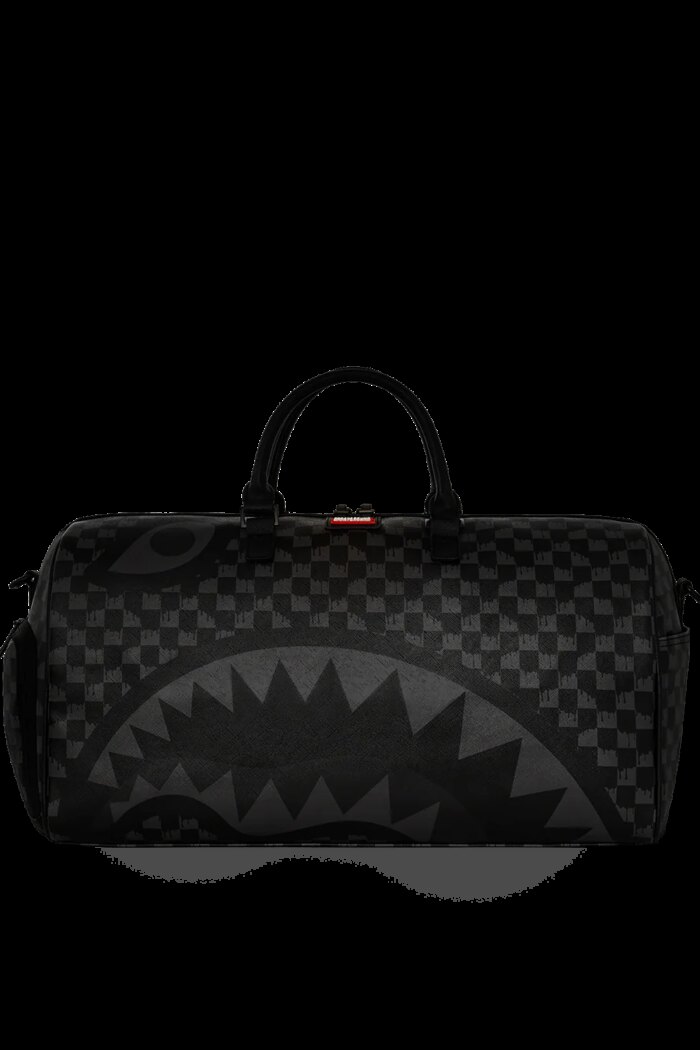 Borsone Sprayground HANGOVER DRIP CHECK DUFFLE Nero