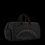 Borsone Sprayground HANGOVER DRIP CHECK DUFFLE Nero - Foto 3