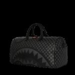 Borsone Sprayground HANGOVER DRIP CHECK DUFFLE Nero - Foto 5