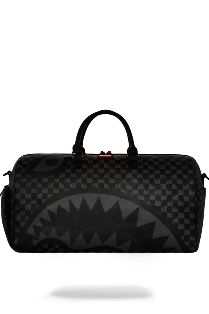 Borsone Sprayground HANGOVER DRIP CHECK DUFFLE Nero