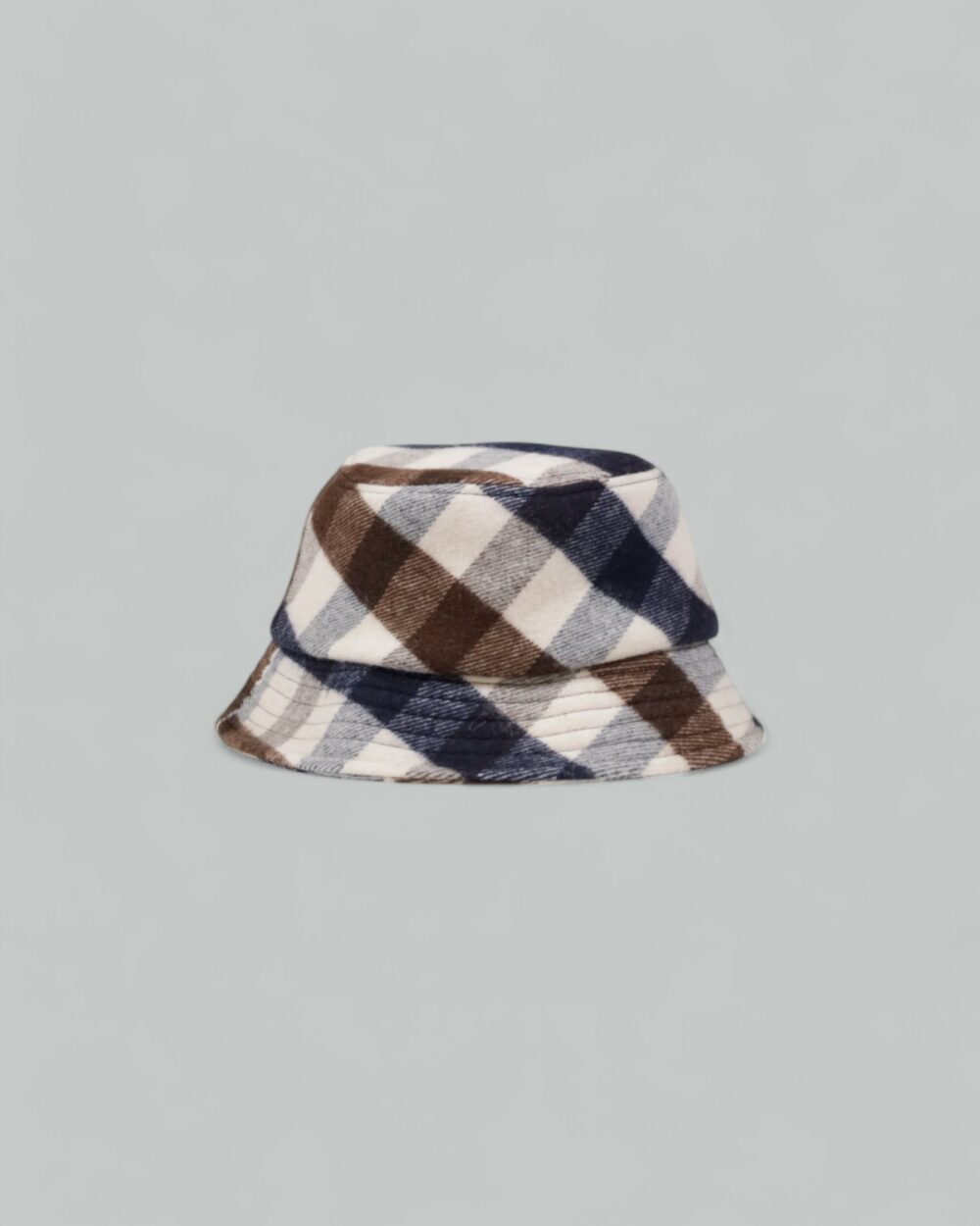 Cappello alla pescatora Aquascutum CLUB CHECK BUCKET HAT Beige - Bianco - Foto 1