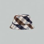 Cappello alla pescatora Aquascutum CLUB CHECK BUCKET HAT Beige - Bianco - Foto 1