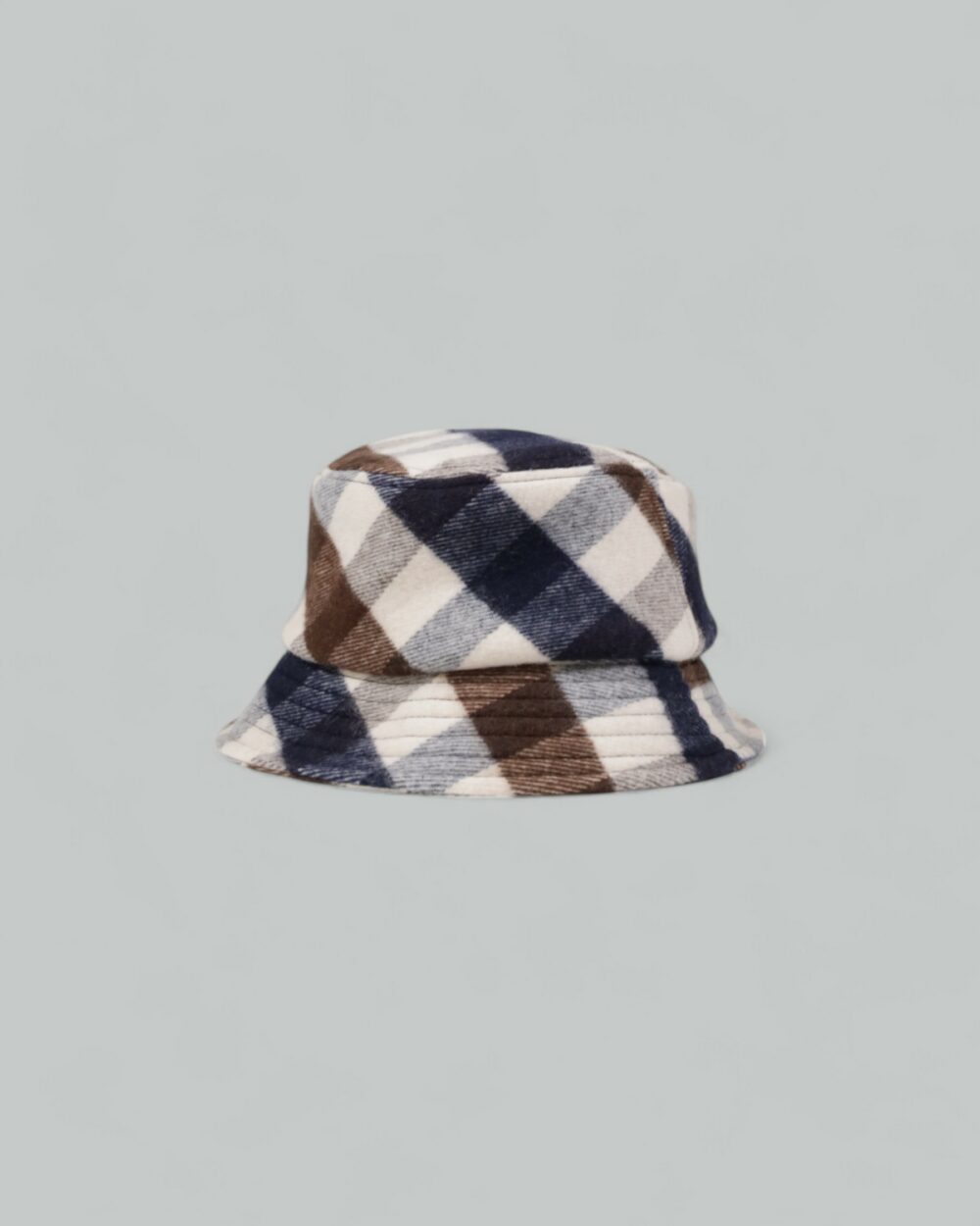 Cappello alla pescatora Aquascutum CLUB CHECK BUCKET HAT Beige - Bianco - Foto 2