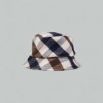 Cappello alla pescatora Aquascutum CLUB CHECK BUCKET HAT Beige - Bianco - Foto 2