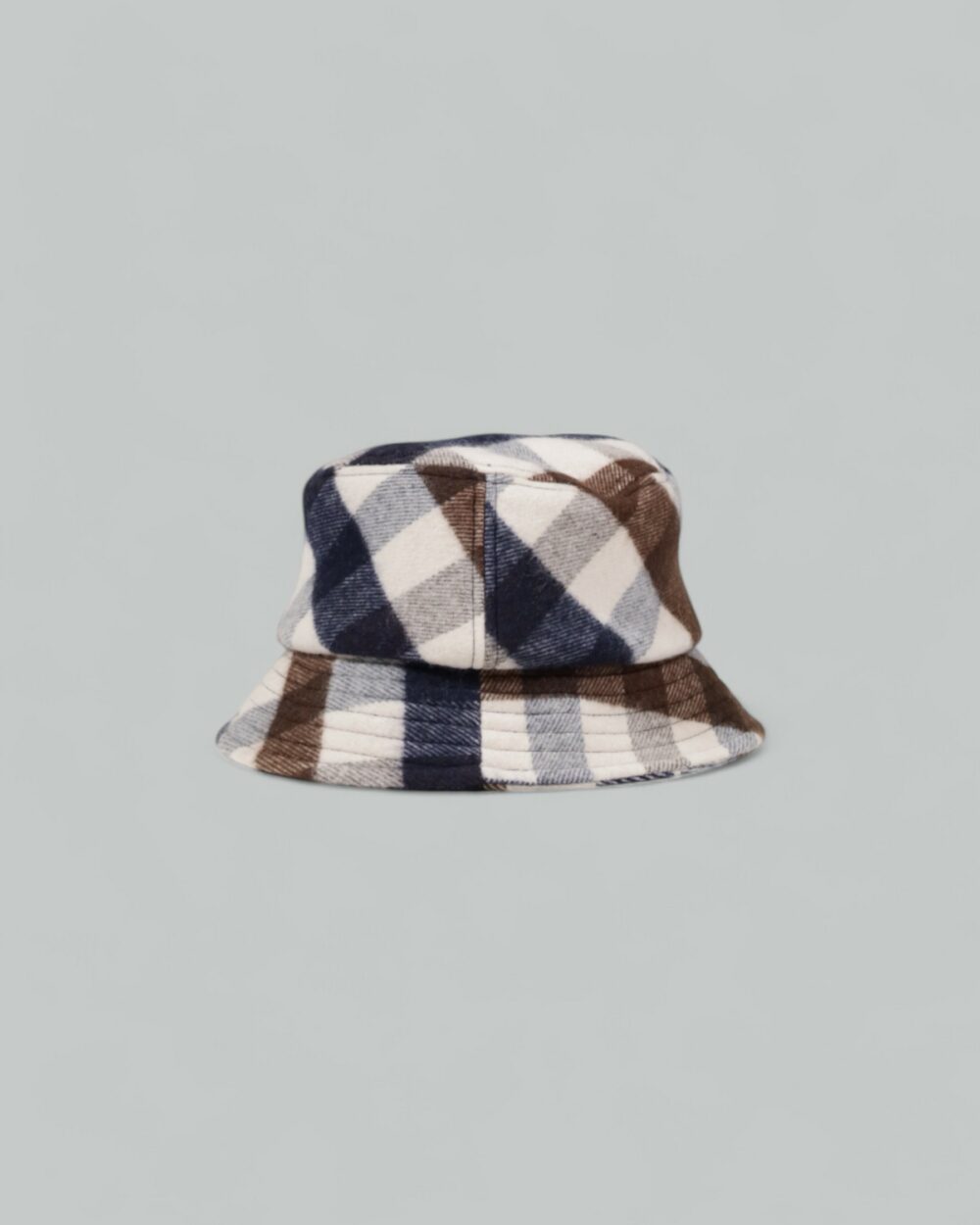 Cappello alla pescatora Aquascutum CLUB CHECK BUCKET HAT Beige - Bianco - Foto 3