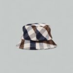 Cappello alla pescatora Aquascutum CLUB CHECK BUCKET HAT Beige - Bianco - Foto 3