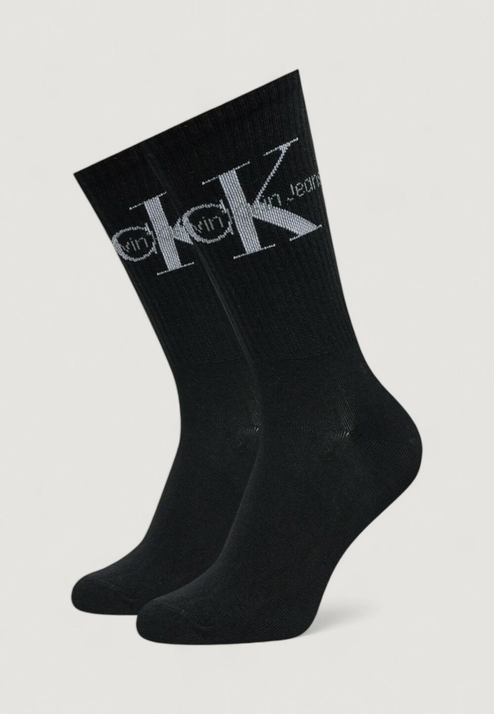 Calzini Calvin Klein SOCK 4P GIFTBOX LOGO Black-White - Foto 3