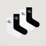 Calzini Calvin Klein SOCK 4P GIFTBOX LOGO Black-White - Foto 2