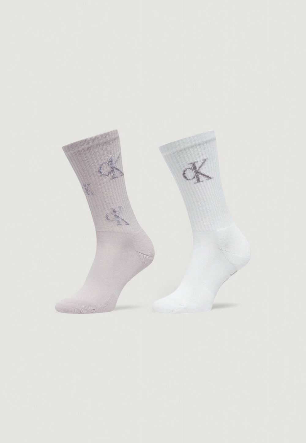 Calzini Calvin Klein SOCK 2P RUNFREE LOGO Lilla - Foto 1