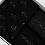 Calzini Calvin Klein SOCK 3P LUREX LOGO GI Nero - Foto 4