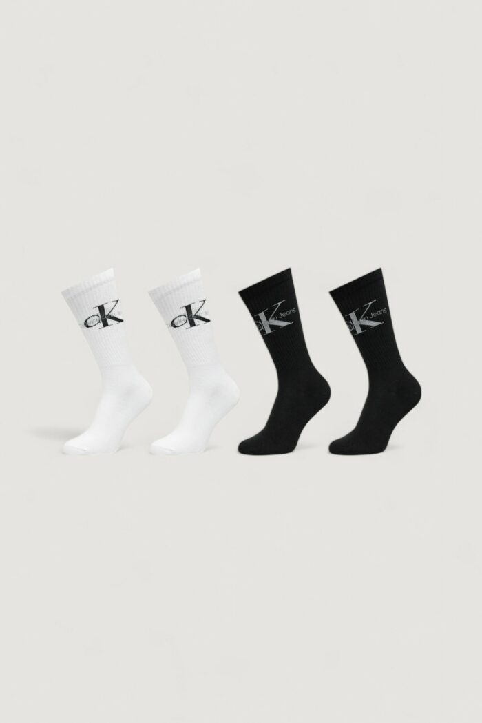 Calzini Lunghi Calvin Klein SOCK 4P GIFTBOX MONOGR Nero