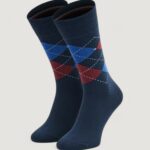 Calzini Lunghi Tommy Hilfiger SOCK CHECK Blu - Foto 4