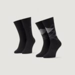 Calzini Lunghi Tommy Hilfiger SOCK CHECK Nero - Foto 1