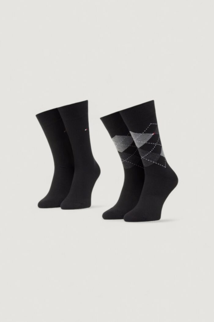 Calzini Lunghi Tommy Hilfiger SOCK CHECK Nero