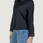 Camicia manica lunga Jacqueline de Yong JDYMIMI L/S CUTOUT SHIRT WVN Nero - Foto 2