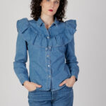 Camicia manica lunga Only ONLINDIGO LIFE LS FRILL DB DNM QYT Denim - Foto 1