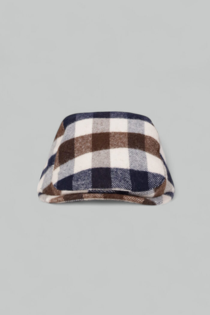 Cappello con visiera Aquascutum CLUB CHECK FLAT CAP Beige